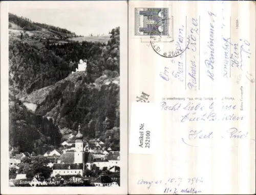 252100,Anger Teilansicht Kirche m. Ruine