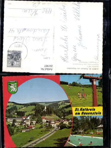 261907,St. Kathrein am Hauenstein Totale Sessellift Freibad Mehrbildkarte