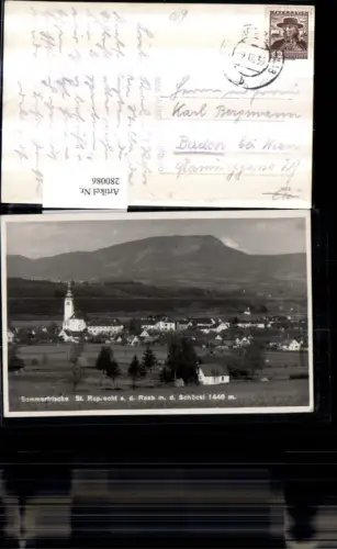 280086,St. Ruprecht an d. Raab Totale m. d. Schöckl Bergkulisse