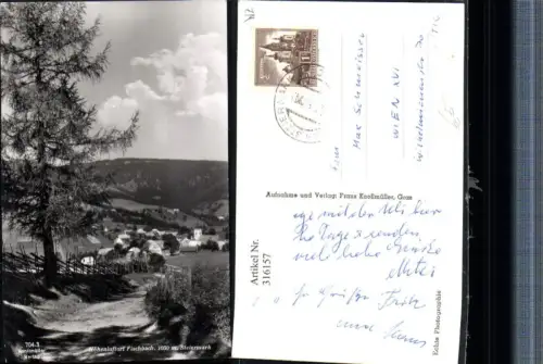 316157,Blick auf Fischbach Totale Wegpartie
