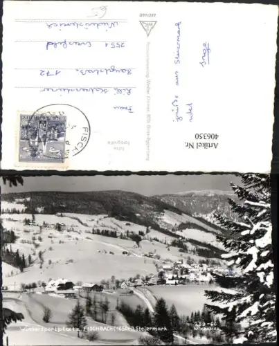 406350,Fischbach Totale Winterbild