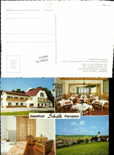 448221,St. Margarethen an d. Raab Totale Gasthof Schalk Mehrbildkarte