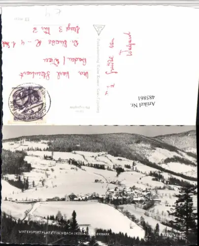 485861,Fischbach Totale Winterbild