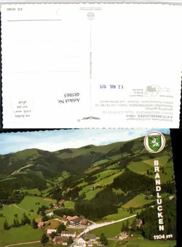 485865,Brandlucken Gasthof Bauernhofer pub Alpine Luftbild 62900