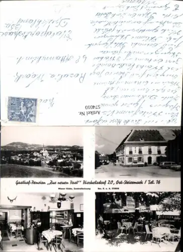 574010,Mehrbild Ak Pischelsdorf in der Steiermark Gasthof Pension Zur neuen Post