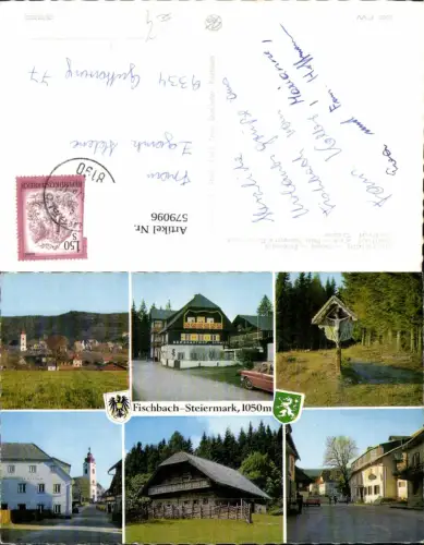 579096,Mehrbild Ak Fischbach Zellerkreuz Gasthof Zink Gasthof Dobner