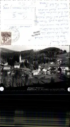 580768,Foto Ak St Kathrein a. Hauenstein Rosegger Waldheimat