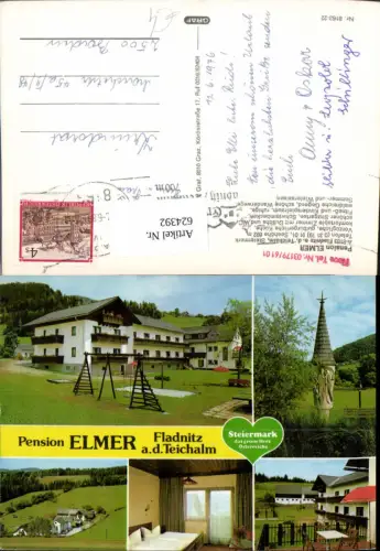 624392,Mehrbild Ak Fladnitz a. d. Teichalm Pension Elmer