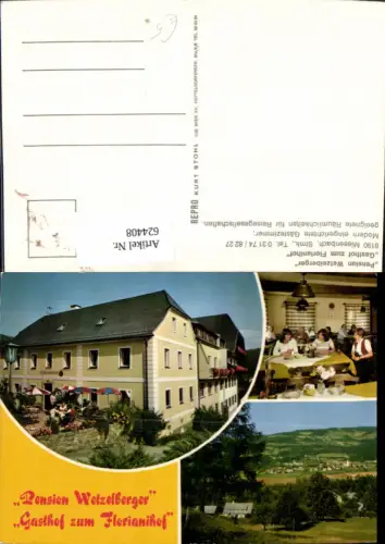 624408,Mehrbild Ak Miesenbach b. Birkfeld Gasthof zum Florianihof