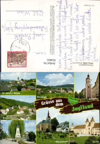 624455,Mehrbild Ak Joglland Strallegg Birkfeld Wenigzell