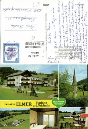 640045,Mehrbild Ak Fladnitz an der Teichalm Pension Elmer