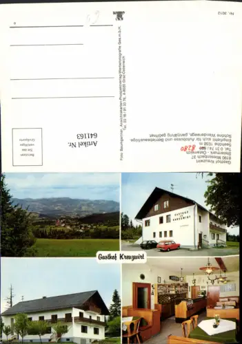 641163,Mehrbild Ak Miesenbach bei Birkfeld Gasthof Kreuzwirt