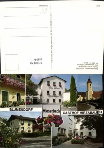 641164,Mehrbild Ak Miesenbach bei Birkfeld Gasthof Pension Zur Linde