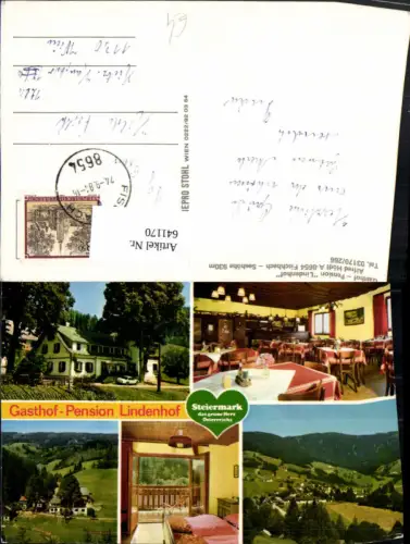 641170,Mehrbild Ak Fischbach Gasthof Pension Lindenhof