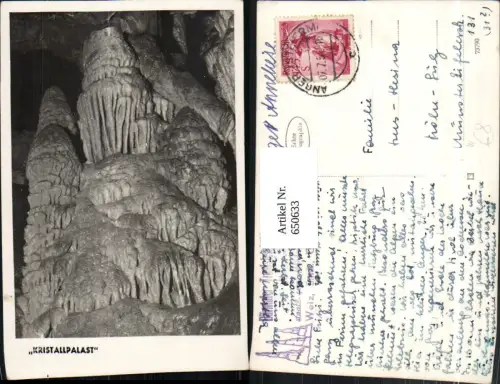 650633,Foto Ak Weiz Kristallpalast Kraterloch Dürntal Tropfsteinhöhle