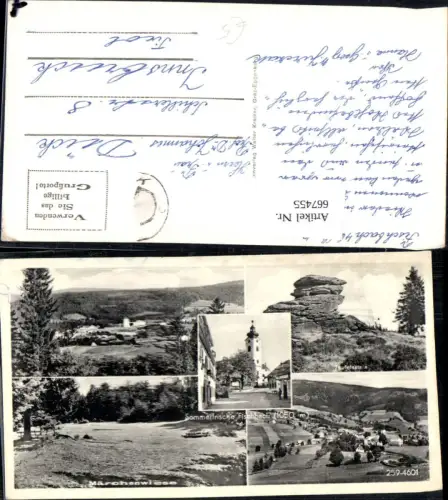 667455,Mehrbild Ak Fischbach Kirche Teufelstein Märchenwiese