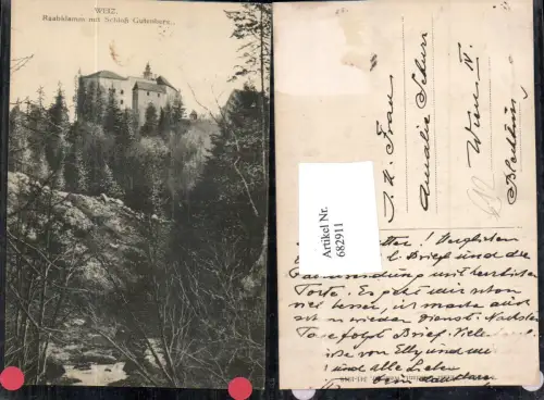 682911 Weiz Raabklamm Schloss Gutenberg
