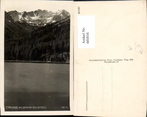 605916,Etrachsee Wildenkar Sauleiteck Krakau Murau Krakaudorf