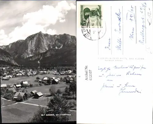 612107,Foto Ak Altaussee m. Trisselwand