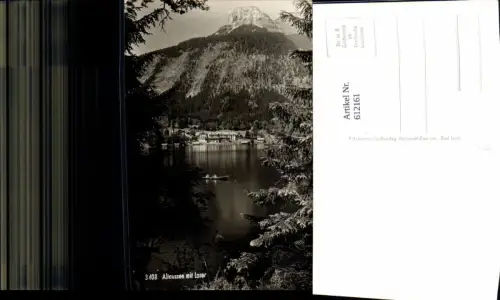 612161,Foto Ak Altaussee m. Loser Ruderboot Boot