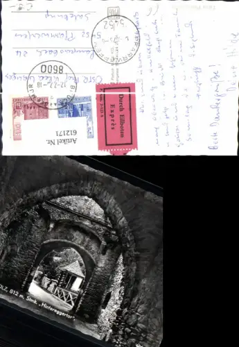 612171,Foto Ak Oberwölz Hintereggertor Stempel Durch Eilboten Expres
