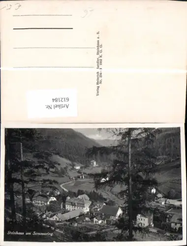 612184,Steinhaus a. Semmering Ansicht