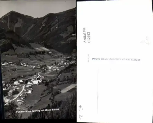 612192,Foto Ak Tutschach u. Jauring b. Aflenz Totale