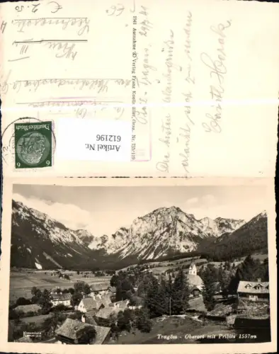 612196,Foto Ak Tragöß Oberort m. Pribitz Tragöß-Sankt Katharein