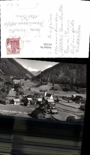 612205,Foto Ak Sankt Nikolai im Sölktal Ansicht