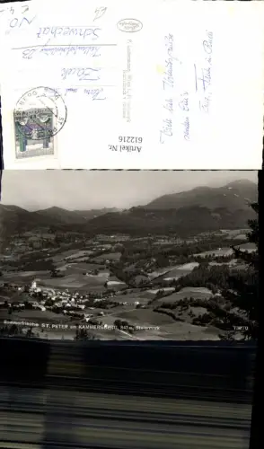 612216,Foto Ak St Peter a. Kammersberg Totale