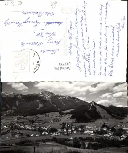 612233,Foto Ak Neuberg a. d. Mürz geg. Schneealpe