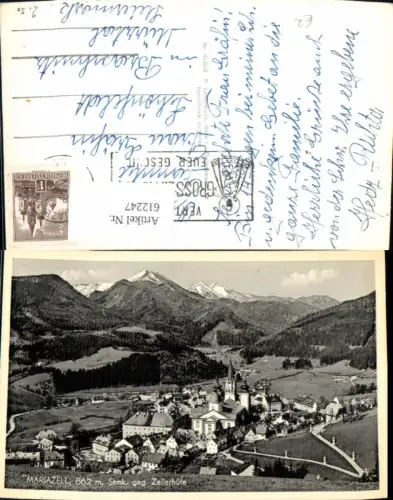 612247,Foto Ak Mariazell geg. Zellerhüte