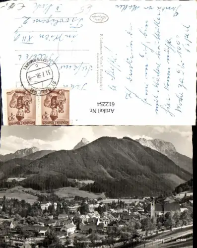 612254,Foto Ak Sankt Gallen m. Tiflimauer Kl. Buchstein u. Gr. Buchstein