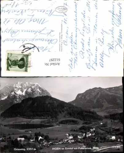 612297,Foto Ak Aigen im Ennstal m. Putterersee Grimming