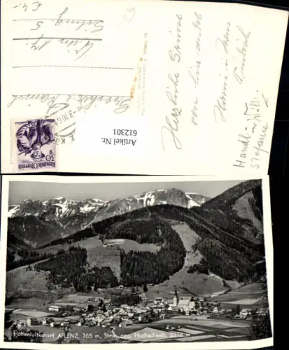 612301,Foto Ak Aflenz Kurort geg. Hochschwab