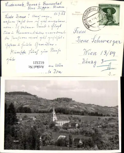 612321,Foto Ak Gams Ansicht Kirche