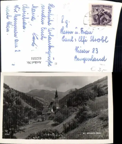 612331,Foto Ak St Erhard Kirche Sankt Erhard Breitenau am Hochlantsch