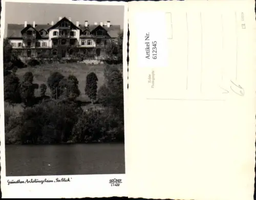 612345,Foto Ak Grundlsee Erholungsheim Seeblick pub Foto Brandt 11409