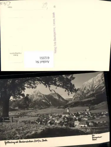 612351,Foto Ak Gröbming m. Stoderzinken pub Foto Baumgartner 70354
