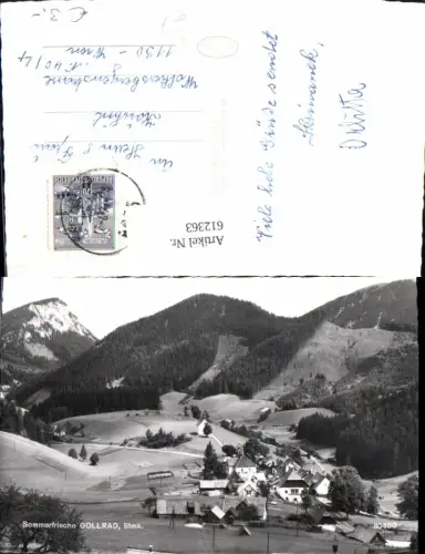 612363,Foto Ak Gollrad Gemeinde Mariazell Totale
