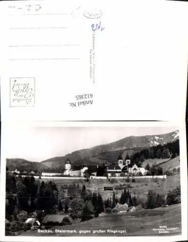 612365,Foto Ak Abtei Seckau geg. gr. Ringkogel