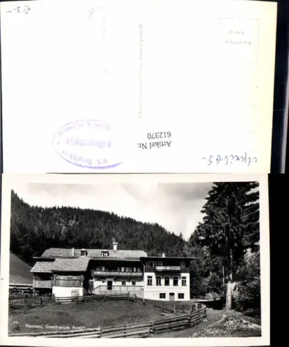 612370,Foto Ak Ramsau a. Dachstein Gasthaus Auwirt
