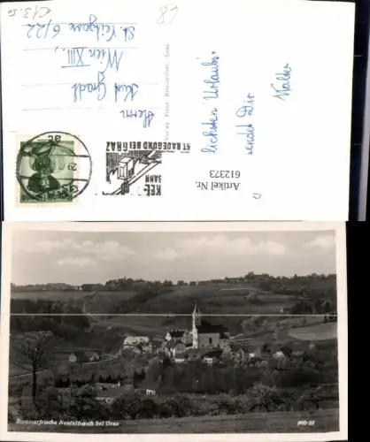 612373,Foto Ak Nestelbach b. Graz Ansicht m. Kirche