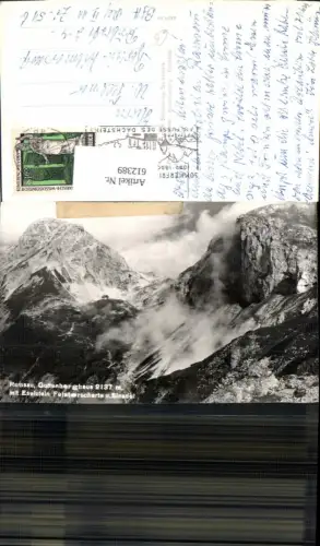 612389,Foto Ak Ramsau a. Dachstein Gutenberghaus m. Eselstein Feisterscharte u. Sinadel