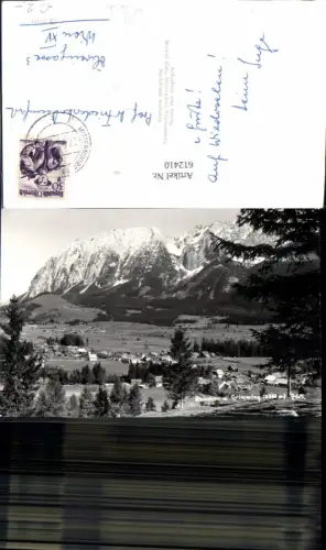 612410,Foto Ak Bad Mitterndorf Zauchen m. Grimming pub Helmut Kain 765