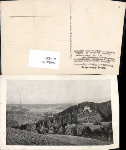 612430,Schwanberg Schloss Schwanberg geplantes Rosegger-Lehrerheim Winteransicht um 1914