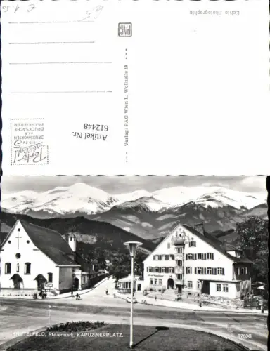 612448,Foto Ak Knittelfeld Kapuzinerplatz