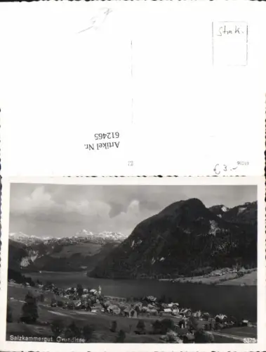 612465,Foto Ak Salzkammergut Grundlsee