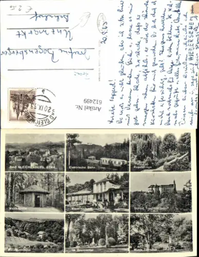 612499,Mehrbild Ak Bad Gleichenberg Waldkapelle Kurmittelhaus Brunnental