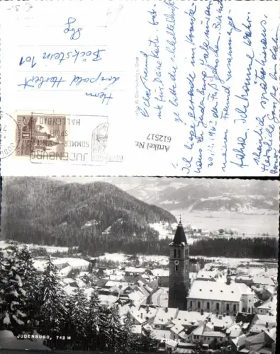 612517,Foto Ak Judenburg Winteransicht